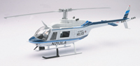 L.A.P.D. Bell 206 Jetranger 1/34 Die Cast Model - Click Image to Close
